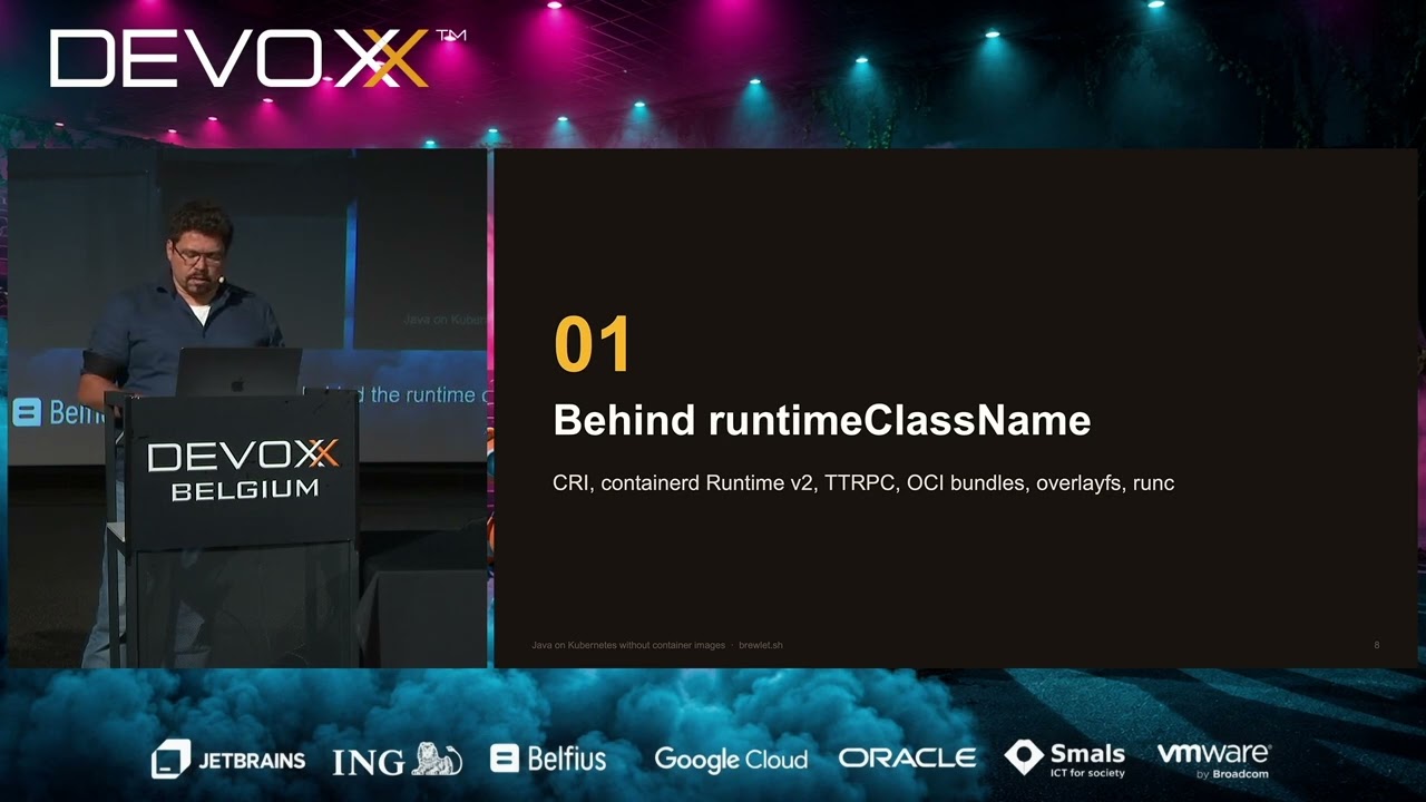 Bruno Borges presenting Brewlet at Devoxx Belgium 2026